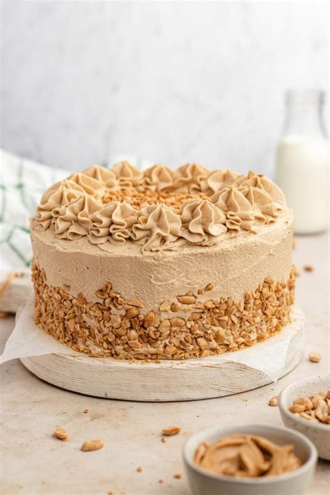 The Best Peanut Butter Layer Cake Recipe Dinner Then Dessert