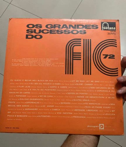 Lp Vinil Os Grandes Sucessos Do Fic 72 Fontana MercadoLivre