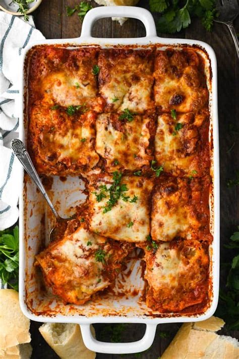 The Best Homemade Lasagna Recipe Includes Thick Layers Of Sausage