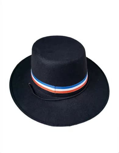 Sombrero Huaso Niños Fiestas Patrias Rojo azul blanco cinta Cuotas