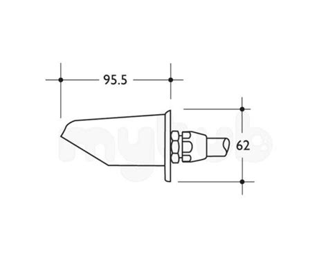 Armitage Shanks S9313aa Vandal Resistant Shower Head Rear Or Bottom Entry