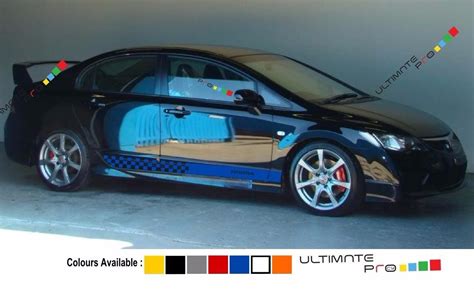 Honda Civic Sticker Stripes Kit 2016 Present