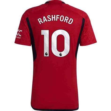 Marcus Rashford Manchester United 23/24 Home Jersey by adidas