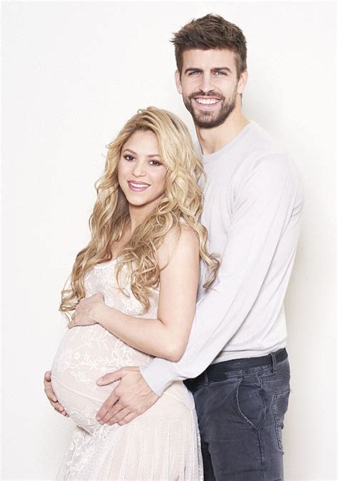 Shakira with husband Gerard Pique for Unicef's World Baby Shower ...