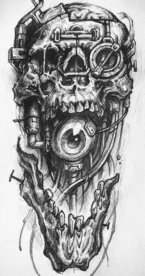 Pin By Wei Er Hai On Sch Del Black Art Tattoo Skull Art Drawing