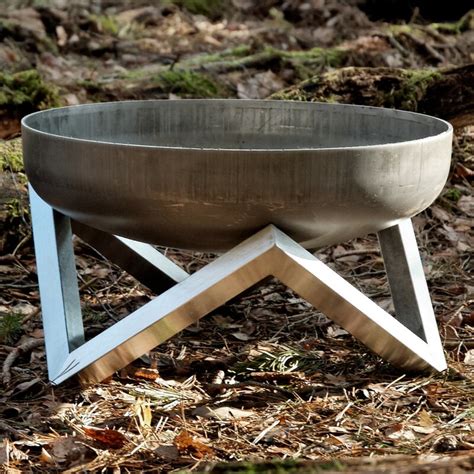 Memel Stainless And Rusting Steel Wood Burning Fire Pit Reviews