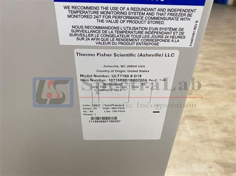 Thermo Scientific Revco Ult D C Chest Freezer Spectralab