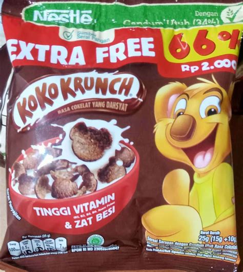 Koko Krunch Kemasan Renceng Isi Sachet Nestle Koko Krunch