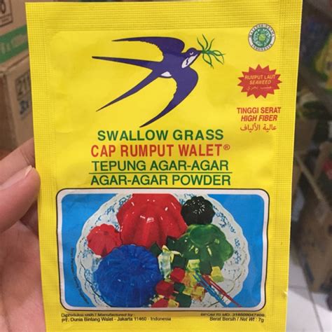 Jual Swallow Agar Agar 7gr Plain Indonesia Shopee Indonesia