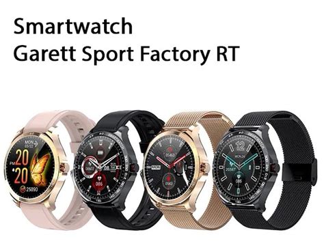 Garett Smartwatch Garett Sport Factory Rt Black Zegarek Net