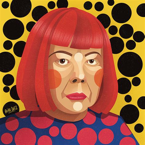 YAYOI KUSAMA Rike Hofmann Illustration