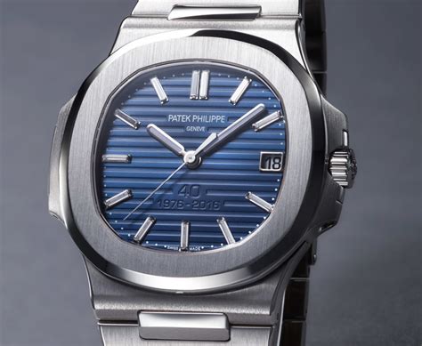 Patek Philippe Nautilus Th Anniversary P Watch In Platinum