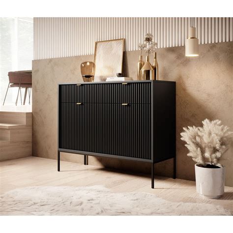 Meubella Dressoir Navil Zwart 104 Cm Leen Bakker