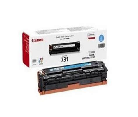 Cartouche De Toner Cyan Original 731 Pour Imprimante Canon I Sensys Mf