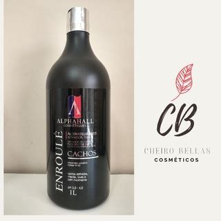 Ativador de Cachos enroulé Tradicional 1L Alphahall Cosméticos Shopee