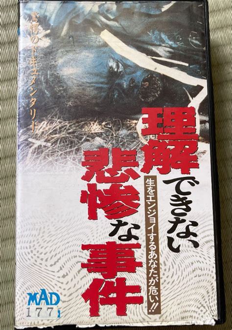 希少超グロ‼️閲覧注意 ️未dvd『理解できない悲惨な事件』vhs Dvd ブルーレイ