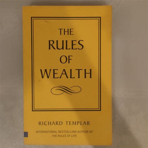 The Rules Of Wealth By Richard Templar Hobbies Toys Books