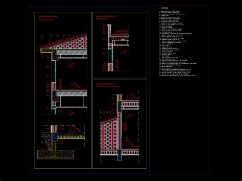 Sección constructiva en AutoCAD Descargar CAD 456 02 KB Bibliocad