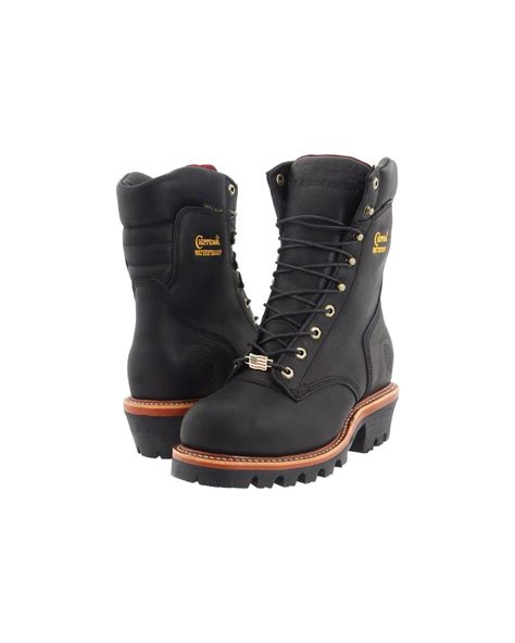 Chippewa 9 Waterproof Insulated Super Logger in Black for Men | Lyst