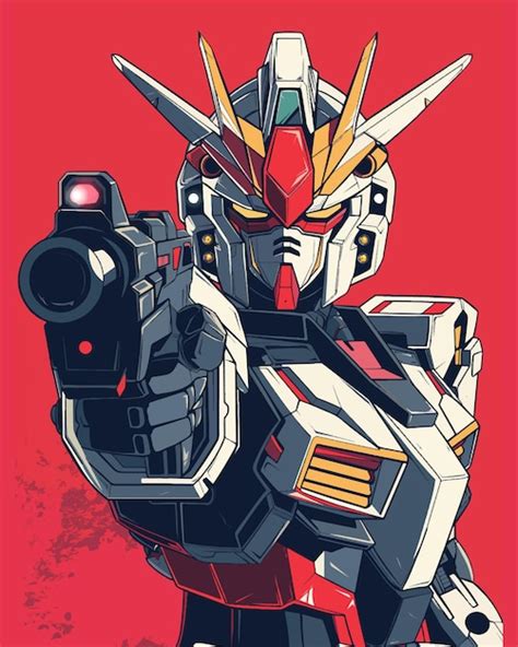 Gundam hero pose Vectors & Illustrations for Free Download | Freepik