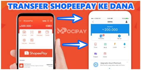 Cara Transfer Shopeepay Ke Dana Terbaru Mocipay