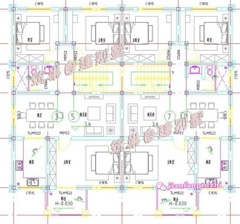 200㎡16x13米三層農村兄弟雙拼別墅全套設計效果圖平面圖及立面圖 每日頭條