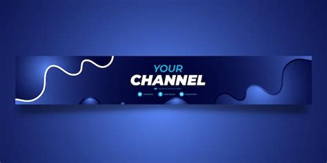 Premium Vector | Free vector gradient youtube horizontal banner