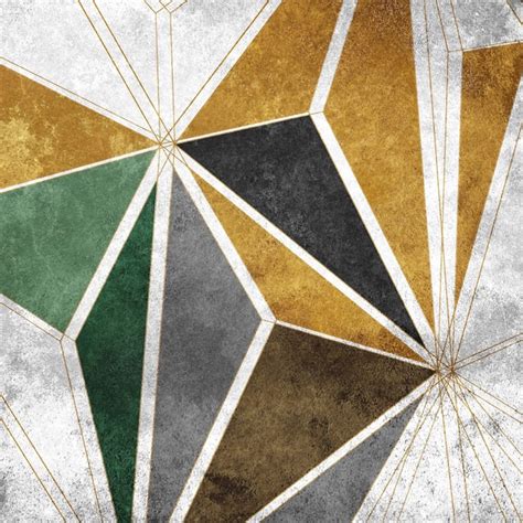 Ilustra Es De Geometria Abstrata Textura De Elemento Ouro Arte Moderna