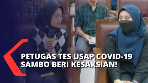 Petugas Tes Usap PCR Ferdy Sambo Beri Kesaksian Tentang Kejadian Jelang