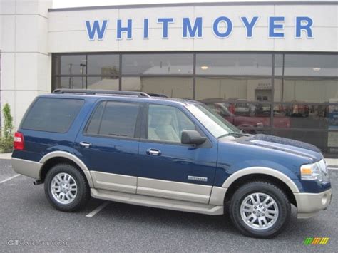 2008 Dark Blue Pearl Metallic Ford Expedition Eddie Bauer 4x4 52150368 Photo 1