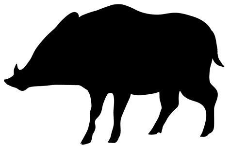 Show Pig Silhouette - ClipArt Best