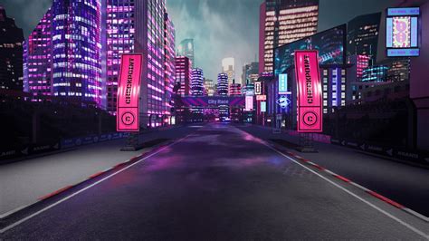 Racing Track - Night City in Environments - UE Marketplace