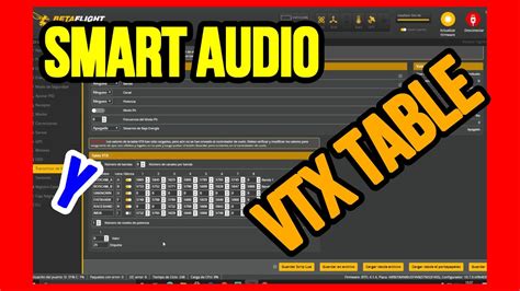 Betaflight Smartaudio Y Vtx Table Conexion Vtx Fc Configuracion