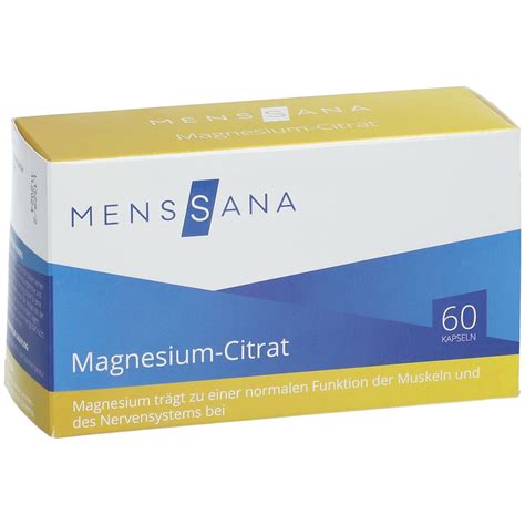 MENSSANA Magnesium Citrat 60 St Redcare Apotheke