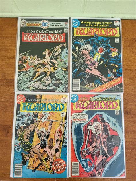 The Warlord DC Comics Lot 4 Books 1 6 7 9 All KEYS Newsstand Bronze