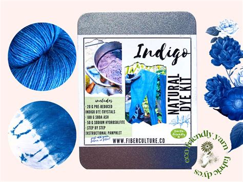 Natural Dye Kit, Indigo Dye Kit, Bestselling Natural Dye Kit, Dye Fiber ...