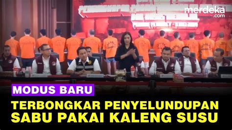 Terbongkar Modus Baru Penyelundapn Narkoba Jenis Sabu Pakai Kaleng Susu