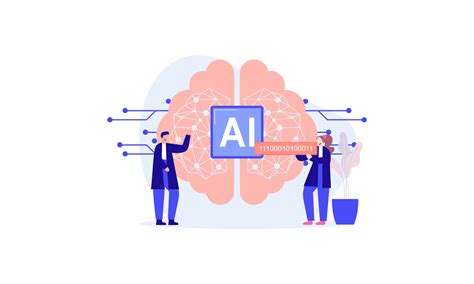 artificial intelligence concept vector illustration  vector art