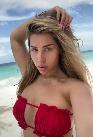 Sweetie MIRAVI In Red Bikini At The Beach Sexyfilter