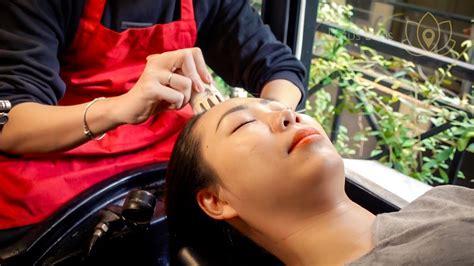 Asmr Deep Sleep With Hair Wash And Scalp Massage At Hom Beauty Spa