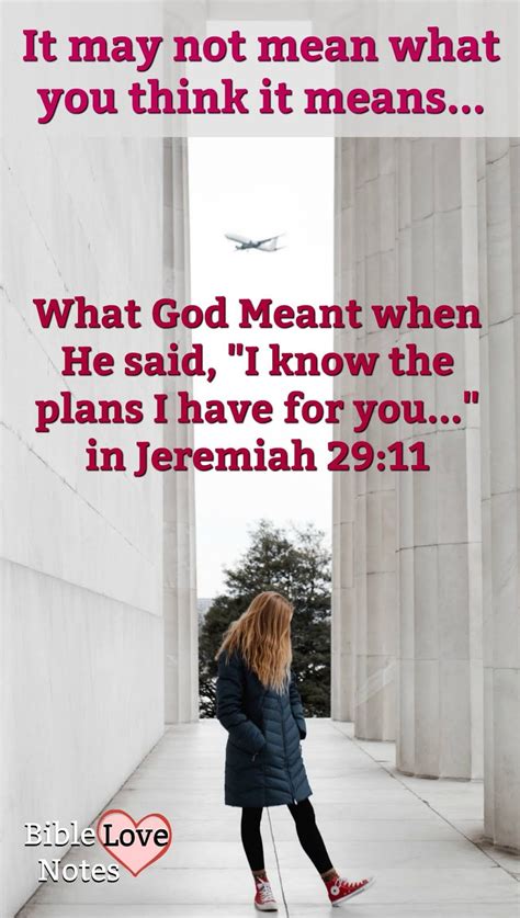 Bible Love Notes Jeremiah 29 11 Misused And Misunderstood