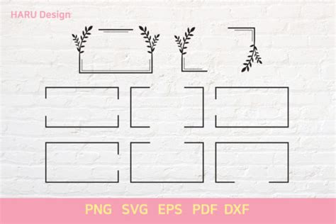 Rectangle Outline Split Graphic By Harudesign · Creative Fabrica