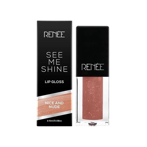 RENEE See Me Shine Lip Gloss Nice And Nude Price Buy Online At 299