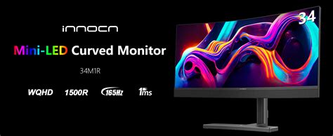 Innocn 34 Mini Led Curved Ultrawide Gaming Monitor 34m1r