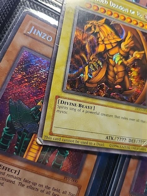 YUGIOH Winged Dragon Of Ra Secret Rare Xbox Game Promo Card LP