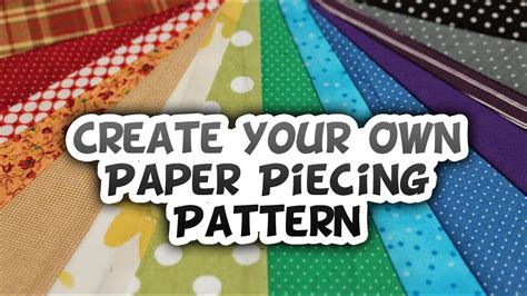 Free Paper Piecing Patterns Using Coloring Pages