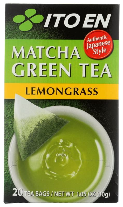 Ito En Organic Matcha Green Tea Lemongrass Bags Walmart