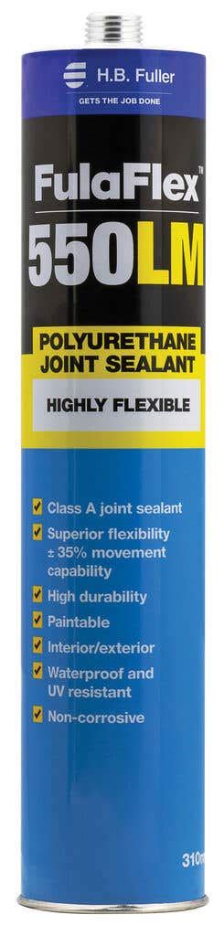 H B Fuller FulaFlex 550LM Low Modulus Polyurethane Joint Sealant Black