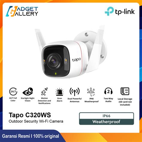 Jual Tp Link Tapo C Ws Outdoor Security Wi Fi Camera Tapo C Ws