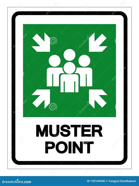 Muster Point Symbol Sign, Vector Illustration, Isolated on White ...